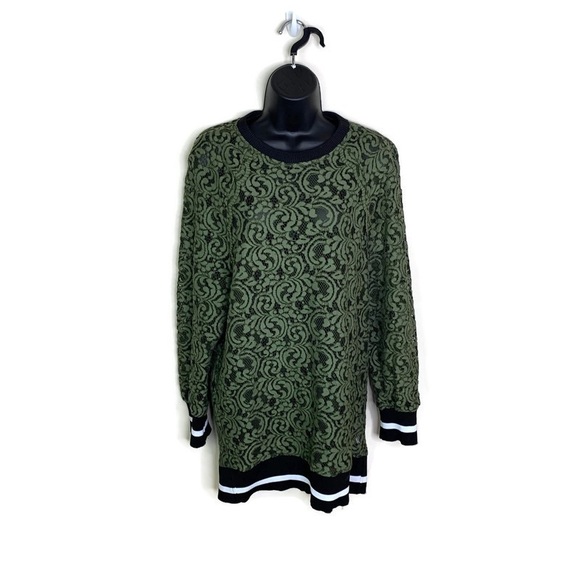Zara Tops - Zara Green Lace Tunic Top Sz XS